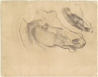 Studies for "Apollo in His Chariot with the Hours"