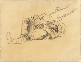 Studies for "Gassed" (recto)