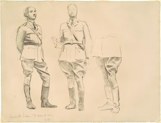 Studies for General Officers of World War I