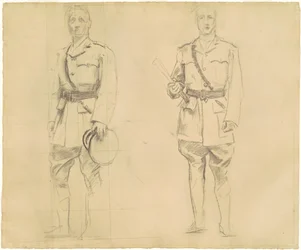 Studies of Generals Plumer and Haig for 