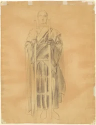 Study for "Dogma of the Redemption: Frieze of Angels"