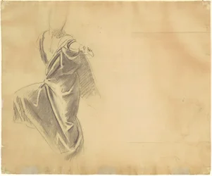 Study of Drapery (verso), 1920-1922