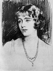 Study of Lady Elizabeth Bowes-Lyon