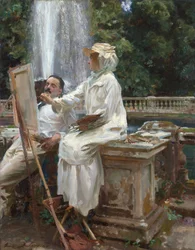 The Fountain, Villa Torlonia, Frascati, Italy