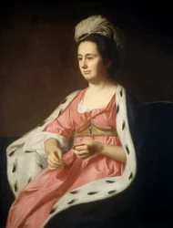Abigail Smith Babcock, Mrs. Adam Babcock, c. 1774.