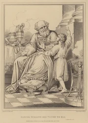 Samuel telling his Vision to Eli, 1 Samuel