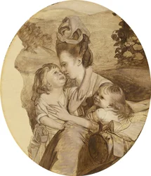 Sketch for The Copley Family