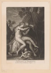 Neptune and Amphitrite Kissing (Love Affairs of the Gods)
