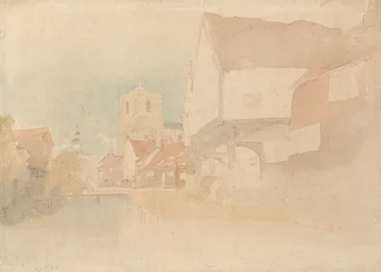 A View of Waltham Abbey, Herts, Essex