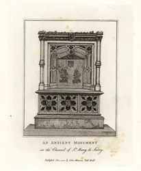 Ancient Monument in the Chancel of St Mary le Savoy