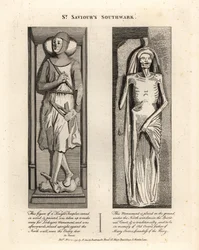 Grave Effigies in St Saviour