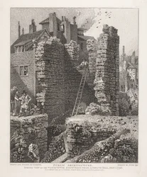 Inside View of the Watch Tower Discovered near Ludgate Hill, May 1, 1792