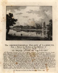 View of Lambeth Palace, London