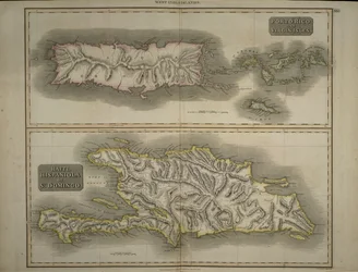 Porto Rico and Virgin Isles: Haiti, Hispaniola or St. Domingo, 1817