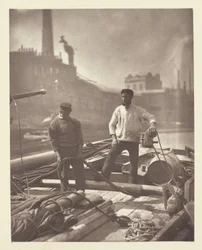 Workers on the 