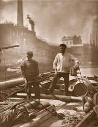 Workers on the 
