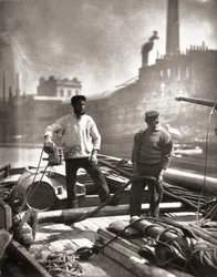 Workers on the 