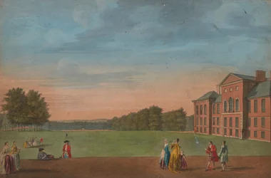 The East Front, with part of the Great Lawn