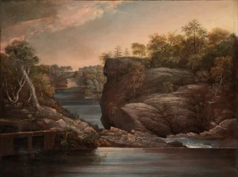 Norwich Falls (or The Falls of the Yantic at Norwich)