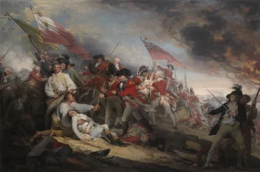 The Battle of Bunkers Hill on June 17th 1775