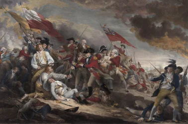 The Death of General Warren at the Battle of Bunker Hill, 17th June 1775, pub. 1786