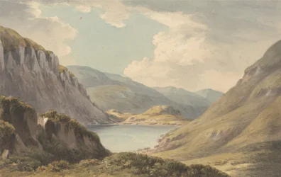 Llyn Geirionedd Not Far from Trefriew, on the River Conway, Carnarvonshire