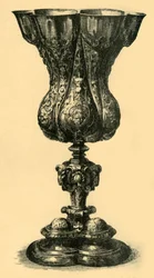 Silver cup, 1580-1600