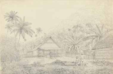 View in the Island of Krakatoa