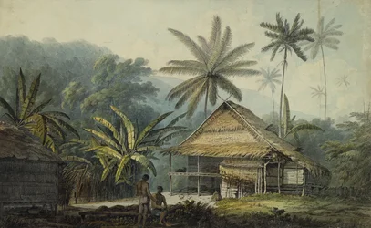 View in the Island of Krakatoa