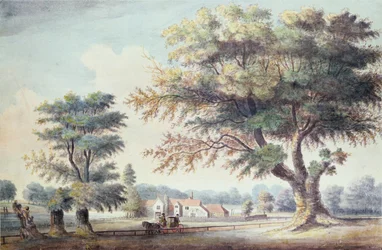 The Old Cheesecake House, north of the Serpentine, 1786