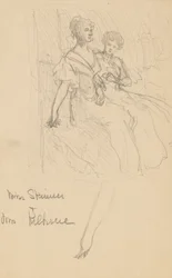 Study for The Skinner Sisters