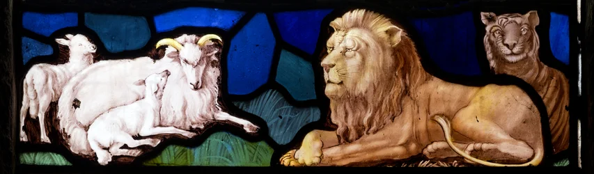 Lambs & Lions, Te Deum, East Window