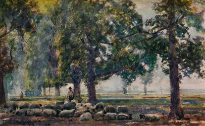 Tending the Flocks, c1895