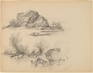 Rocks Along a Lakeshore
