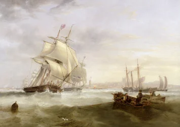 Shipping off Hartlepool