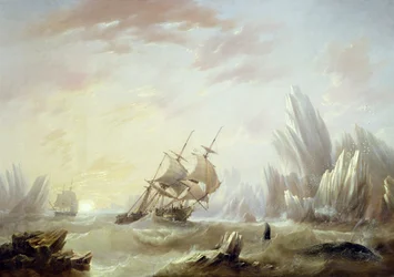 Whale Fishing in a Polar Sea
