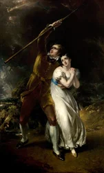 Celadon and Amelia in a Storm, 1840-49