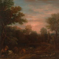 Classical Landscape: Evening