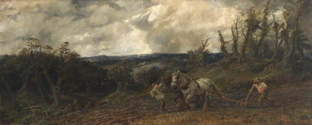 Ploughing in Stormy Weather, 1853
