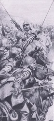 Cavalry Engagement at the Battle of Edgehill, 23 October 1642
