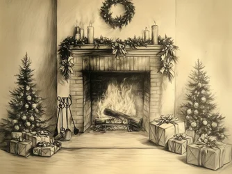 Cozy Christmas Fireplace