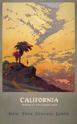 California Travel Poster