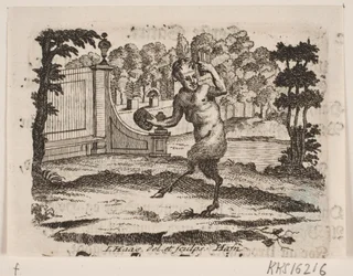 Vignette with Satyr