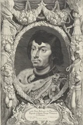 Portrait of Charles the Bold, Duke of Burgundy (series title: Duces Burgundiae)