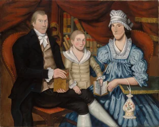 Portrait of George Eliot and Family