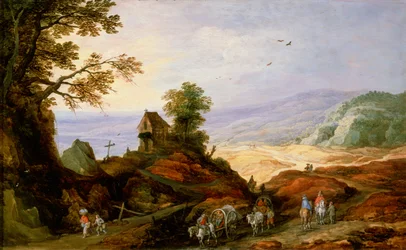 Landscape with a Chapel on a Hill