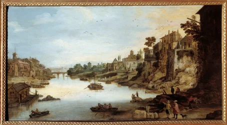 View of the Tiber in Rome