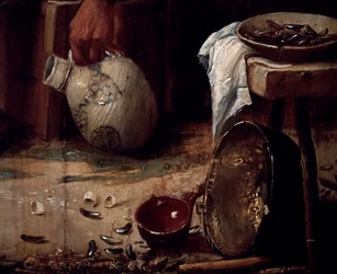 Spring or Lunch of mussels (detail)