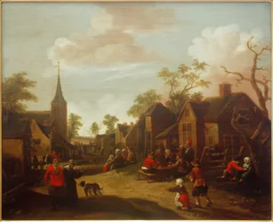 Lively Village Street