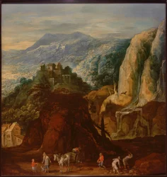 Rocky Landscape with Staffage
